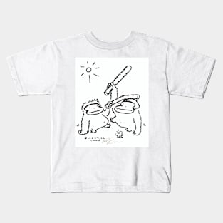 Apes Play with Boffers Kids T-Shirt